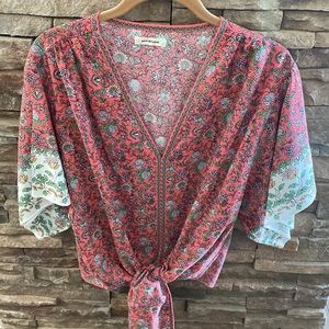 Max Studio Boho Blouse Size Medium